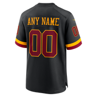 Washington Commanders Football Jersey, Black Game Alternate Sportswear Jersey Shirt, Lightweight Breathable Athletic Jersey, Casual Gift for Men