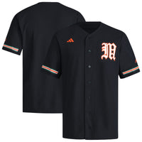 Miami Hurricanes Baseball Jersey, Black Sportswear Jersey Shirt, Lightweight Breathable Athletic Jersey, Casual Gift for Men