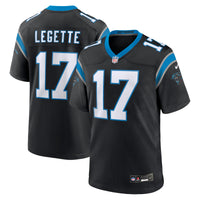 Xavier Legette Carolina Panthers Football Jersey, Black Sportswear Jersey Shirt, Lightweight Breathable Athletic Jersey, Casual Gift for Men