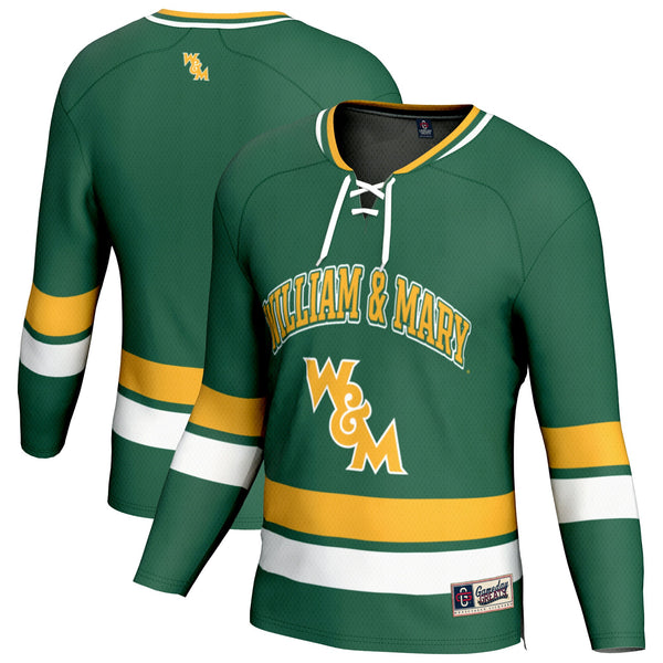 William & Mary Tribe Hockey Jersey - Green