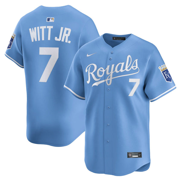 Kansas City Royals Bobby Witt Jr. Light Blue Alternate Limited Player Jersey