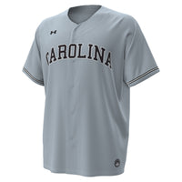South Carolina Gamecocks Baseball Jersey, Gray Replica Sportswear Jersey Shirt, Lightweight Breathable Athletic Jersey, Casual Gift for Men