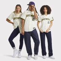 Christian Yelich Milwaukee Brewers Baseball Jersey, Sportswear Jersey Shirt, Lightweight Athletic Jersey, Casual Gift for Men, Style 200251770