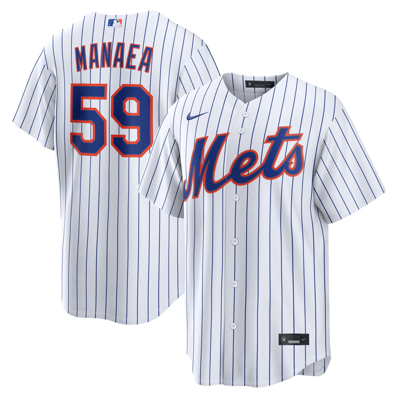 Sean Manaea New York Mets Baseball Jersey, White Replica Sportswear Jersey Shirt, Lightweight Breathable Athletic Jersey, Casual Gift for Men