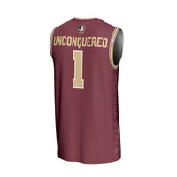 Florida State Seminoles Basketball Jersey, Garnet Sportswear Jersey Shirt, Sleeveless Athletic Tank Jersey, Casual Gift for Men, Style 201346806