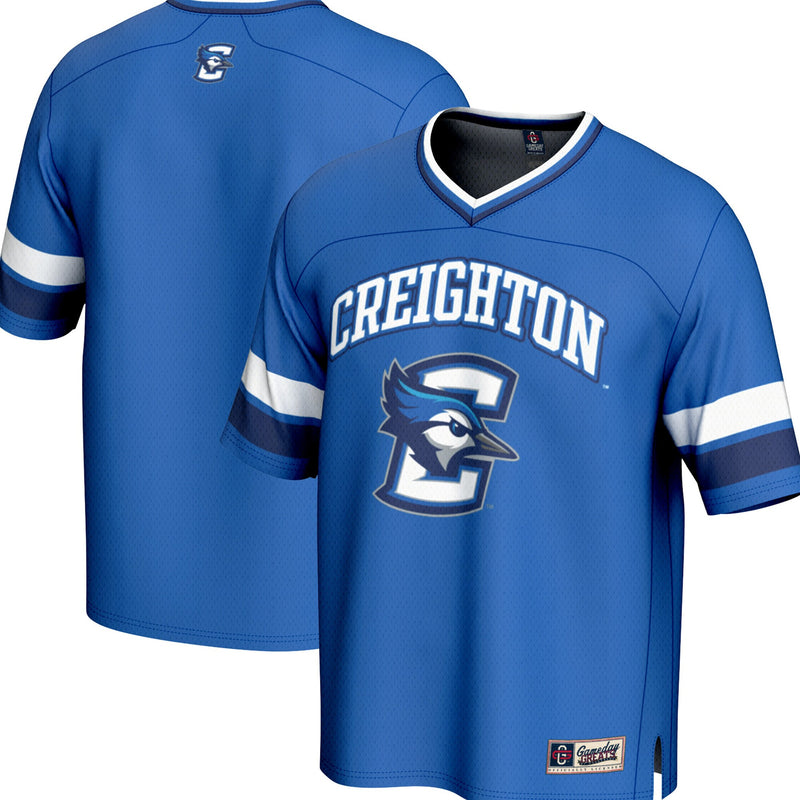 Creighton Bluejays Football Jersey, Blue Sportswear Jersey Shirt, Lightweight Breathable Athletic Jersey, Casual Gift for Men