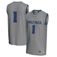 Nevada Wolf Pack Basketball Jersey, Gray Fashion Lightweight Sportswear Jersey Shirt, Sleeveless Athletic Tank Jersey, Casual Gift for Men