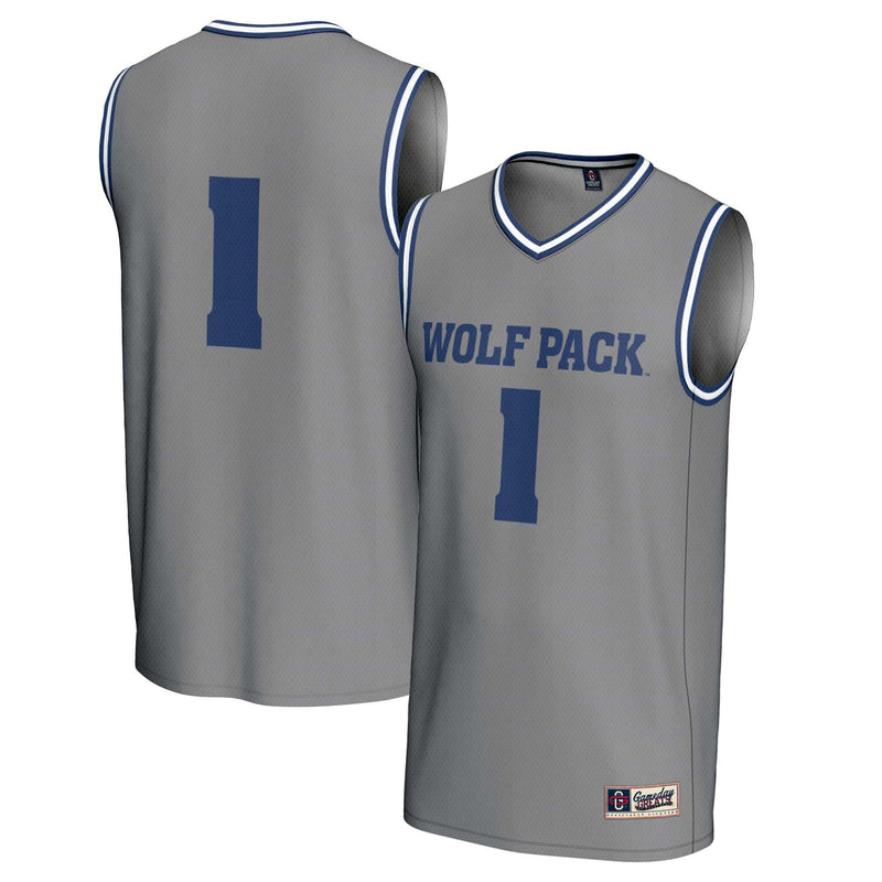 Nevada Wolf Pack Basketball Jersey, Gray Fashion Lightweight Sportswear Jersey Shirt, Sleeveless Athletic Tank Jersey, Casual Gift for Men
