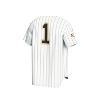 VCU Rams Baseball Jersey, White Fashion Lightweight Sportswear Jersey Shirt, Lightweight Breathable Athletic Jersey, Casual Gift for Men