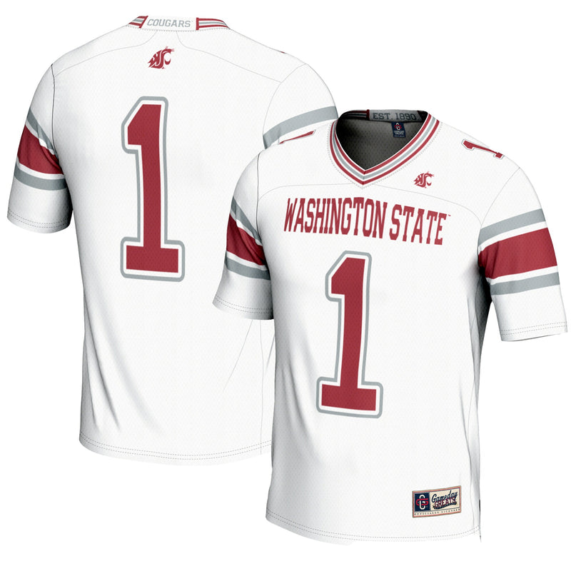 Washington State Cougars Football Jersey, Sportswear Jersey Shirt, Lightweight Breathable Athletic Jersey, Casual Gift for Men, Style 5234360