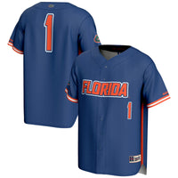 Florida Gators Lightweight Baseball Jersey, Royal Sportswear Jersey Shirt, Lightweight Breathable Athletic Jersey, Casual Gift for Men
