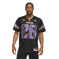 Washington Huskies Football Jersey, Black Sportswear Jersey Shirt, Lightweight Breathable Athletic Jersey, Casual Gift for Men, Style 203634201