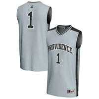 Providence Friars Basketball Jersey, Silver Sportswear Jersey Shirt, Sleeveless Athletic Tank Jersey, Casual Gift for Men, Style 202342848