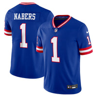Malik Nabers New York Giants Football Jersey, Sportswear Jersey Shirt, Lightweight Athletic Jersey, Casual Gift for Men, Style 202652775