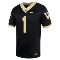 Wake Forest Demon Deacons Football Jersey, Black Sportswear Jersey Shirt, Lightweight Breathable Athletic Jersey, Casual Gift for Men