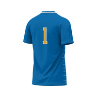 UCLA Bruins Soccer Jersey, Blue Fashion Lightweight Sportswear Jersey Shirt, Lightweight Breathable Athletic Jersey, Casual Gift for Men