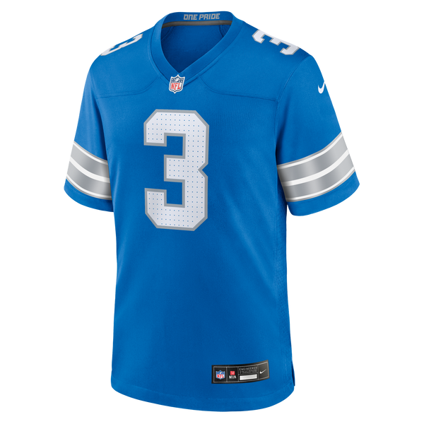 Detroit Lions Jack Fox Blue Team Game Jersey