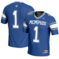 Memphis Tigers Endzone Football Jersey, Royal Sportswear Jersey Shirt, Lightweight Breathable Athletic Jersey, Casual Gift for Men