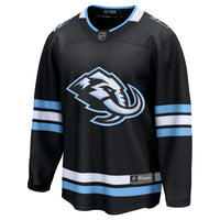 Utah Mammoth Hockey Jersey, Black Breakaway Home Sportswear Jersey Shirt, Long Sleeve Hockey Sweater Jersey, Casual Gift for Men