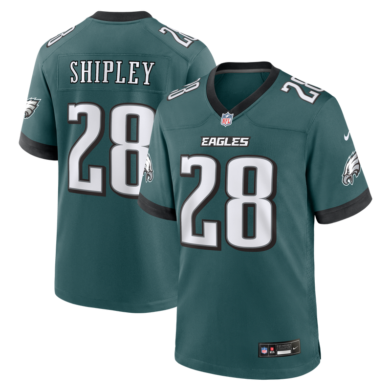 Will Shipley Philadelphia Eagles Football Jersey, Midnight Sportswear Jersey Shirt, Lightweight Breathable Athletic Jersey, Casual Gift for Men
