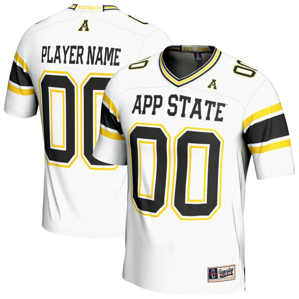 Appalachian State Mountaineers NIL Football Fashion Jersey - White