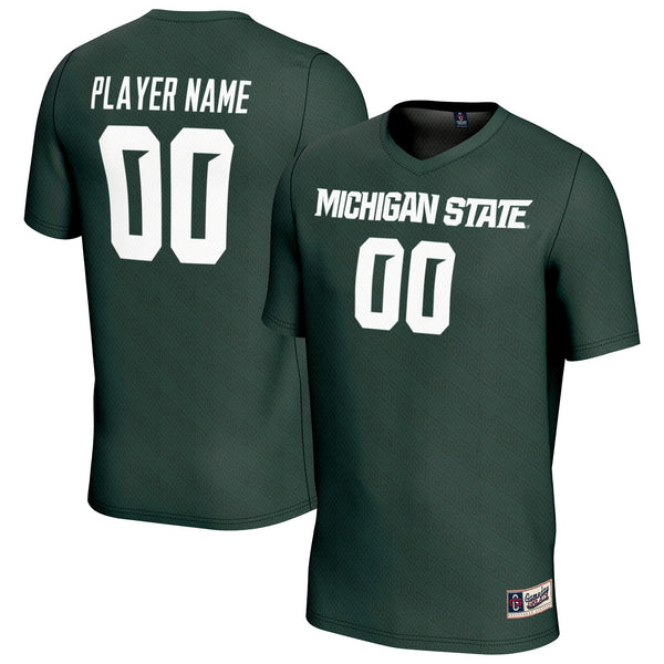Michigan State Spartans NIL Pick-A-Player Soccer Jersey - Green