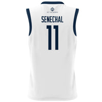 UConn Huskies Basketball Jersey, White Sportswear Jersey Shirt, Sleeveless Athletic Tank Jersey, Casual Gift for Men, Style 200402988
