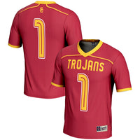 USC Trojans Lacrosse Jersey, Cardinal Lightweight Sportswear Jersey Shirt, Lightweight Breathable Athletic Jersey, Casual Gift for Men