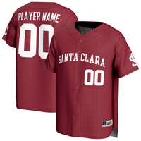 Santa Clara Broncos Baseball Jersey, Red Sportswear Jersey Shirt, Lightweight Breathable Athletic Jersey, Casual Gift for Men, Style 204077138