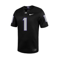 TCU Horned Frogs Football Jersey, Black Sportswear Jersey Shirt, Lightweight Breathable Athletic Jersey, Casual Gift for Men