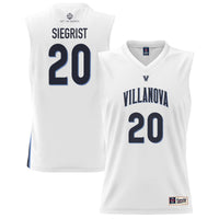 Villanova Wildcats Basketball Jersey, White Lightweight Sportswear Jersey Shirt, Sleeveless Athletic Tank Jersey, Casual Gift for Men