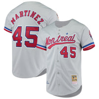 Montreal Expos Pedro Martinez Gray Cooperstown Baseball Jersey, Sportswear Jersey Shirt, Lightweight Athletic Jersey, Casual Gift for Men