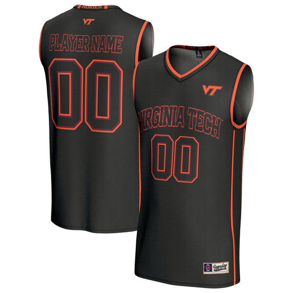 Virginia Tech Hokies Lightweight Collegiate Basketball NIL Pick-A-Player Fashion Jersey - Black