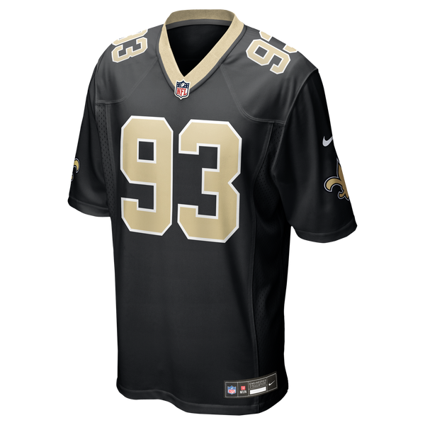 New Orleans Saints Nathan Shepherd Black Game Jersey