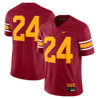 USC Trojans Football Jersey, Cardinal Game Alternate Sportswear Jersey Shirt, Lightweight Breathable Athletic Jersey, Casual Gift for Men