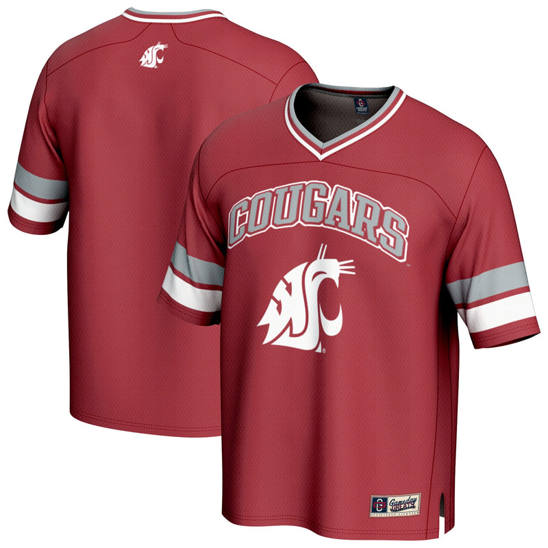 Washington State Cougars Football Jersey, Sportswear Jersey Shirt, Lightweight Breathable Athletic Jersey, Casual Gift for Men, Style 202200660