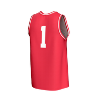 Boston University Basketball Jersey, Scarlet Fashion Lightweight Sportswear Jersey Shirt, Sleeveless Athletic Tank Jersey, Casual Gift for Men