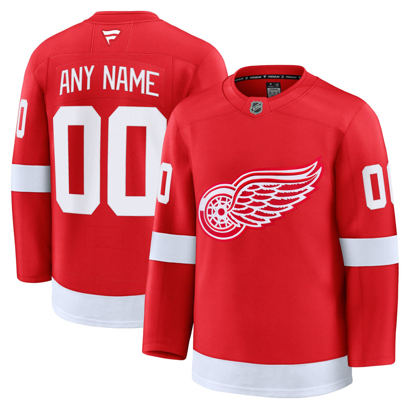 Detroit Red Wings Hockey Jersey, Premium Home Sportswear Jersey Shirt, Long Sleeve Hockey Sweater Jersey, Casual Gift for Men, Style 202055765