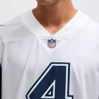 Dak Prescott White Dallas Cowboys Football Jersey, Limited Sportswear Jersey Shirt, Lightweight Breathable Athletic Jersey, Casual Gift for Men
