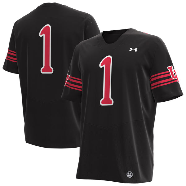 #1 Utah Utes Replica Football Jersey - Black