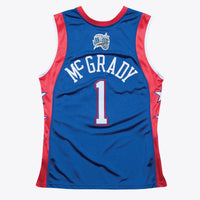 NBA Tracy McGrady 2004 All-Star Authentic Basketball Jersey, Blue Sportswear Jersey Shirt, Sleeveless Athletic Tank Jersey, Casual Gift for Men
