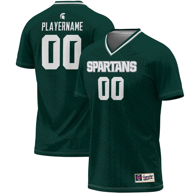Michigan State Spartans Soccer Jersey, Sportswear Jersey Shirt, Lightweight Breathable Athletic Jersey, Casual Gift for Men, Style 201032052