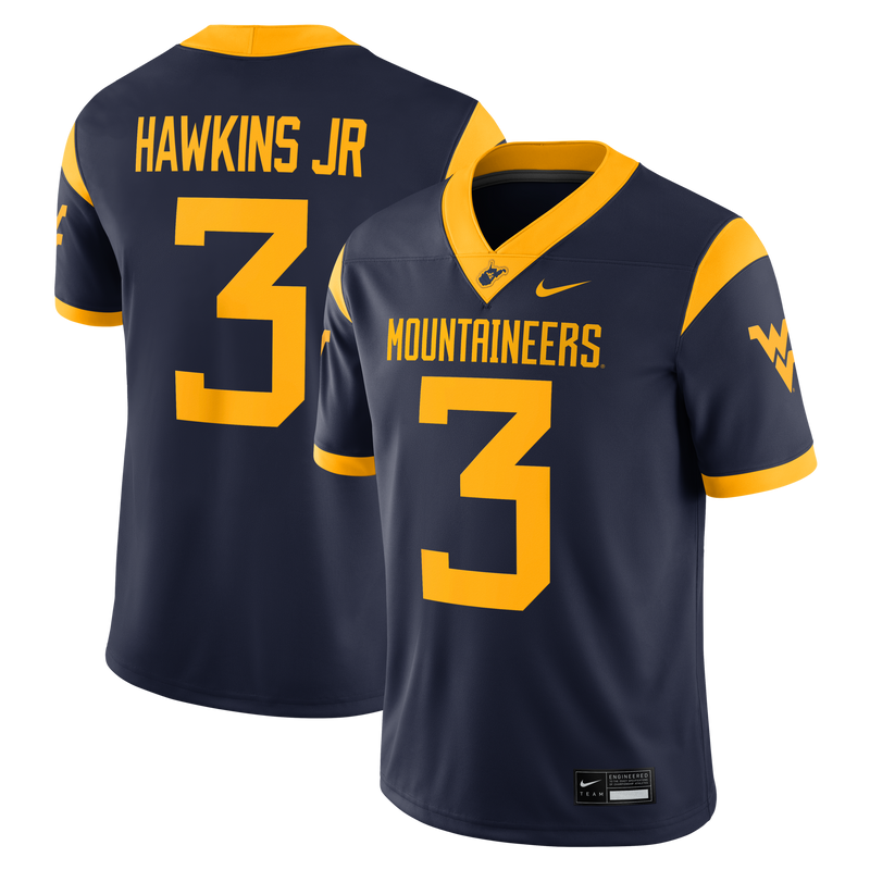 West Virginia Mountaineers Football Jersey, Sportswear Jersey Shirt, Lightweight Athletic Jersey, Casual Gift for Men, Style 204338183