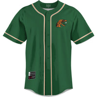 Florida A&M Rattlers Lightweight Baseball Jersey, Green Sportswear Jersey Shirt, Lightweight Breathable Athletic Jersey, Casual Gift for Men