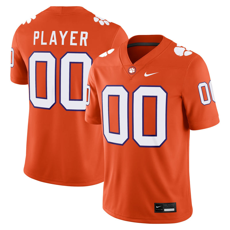 Clemson Tigers Football Jersey, Orange Sportswear Jersey Shirt, Lightweight Breathable Athletic Jersey, Casual Gift for Men, Style 201937753
