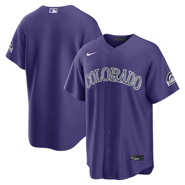 Colorado Rockies Purple Alternate Stadium Jersey