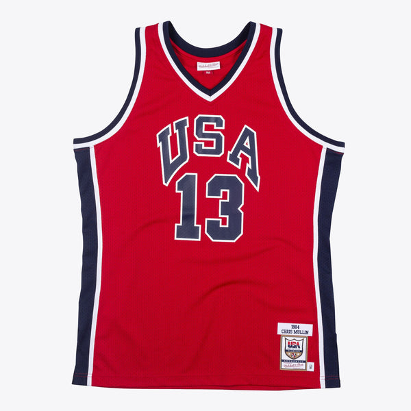 USA Basketball Authentic Jersey Chris Mullin 1984