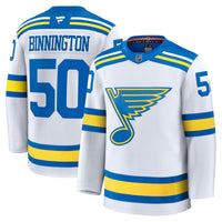 St. Louis Blues Hockey Jersey, White Premium Sportswear Jersey Shirt, Long Sleeve Hockey Sweater Jersey, Casual Gift for Men, Style 202458095