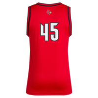 Louisville Cardinals Basketball Jersey, Red Replica Swingman Sportswear Jersey Shirt, Sleeveless Athletic Tank Jersey, Casual Gift for Men