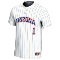 Arizona Wildcats Softball Jersey, White Fashion Lightweight Sportswear Jersey Shirt, Lightweight Breathable Athletic Jersey, Casual Gift for Men